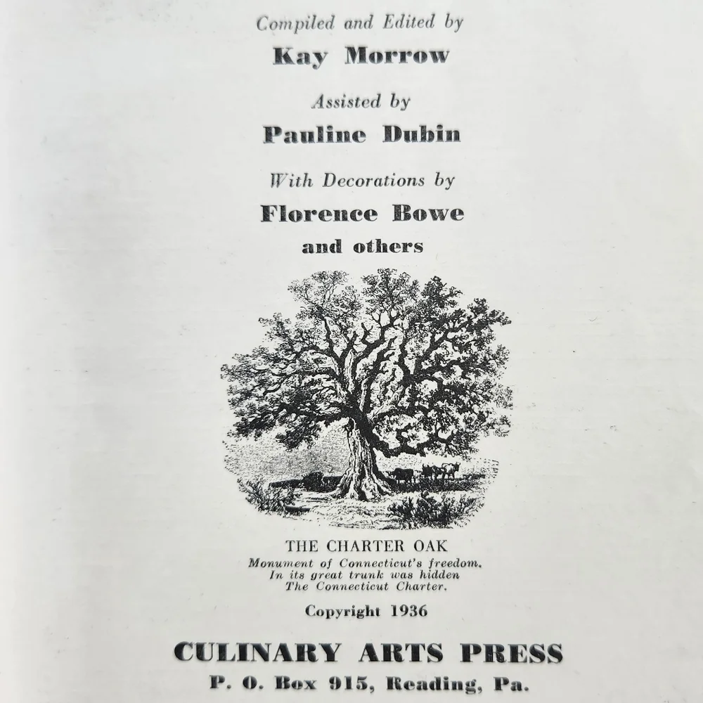 Vintage 1936 New England Cook Book – Wooden Cover Hinges – 300 Regional Recipes - Picture 5 of 14